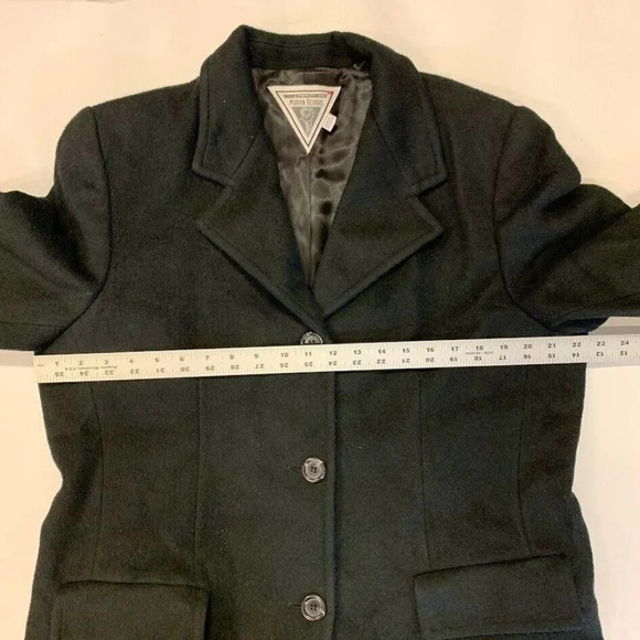 J.Percy‎ For Marvin Richards Women's Camel Hair Lined Mid Length Peacoat Size 16 - Picture 10 of 12